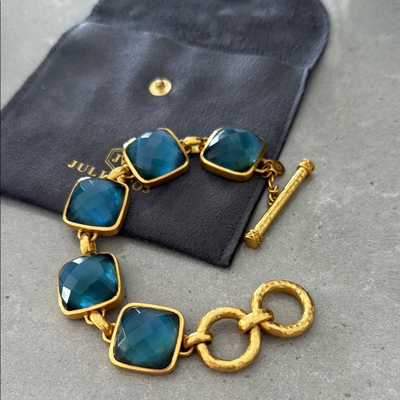 Julie Vos Jewelry - Julie Vos Gold and Blue Bracelet